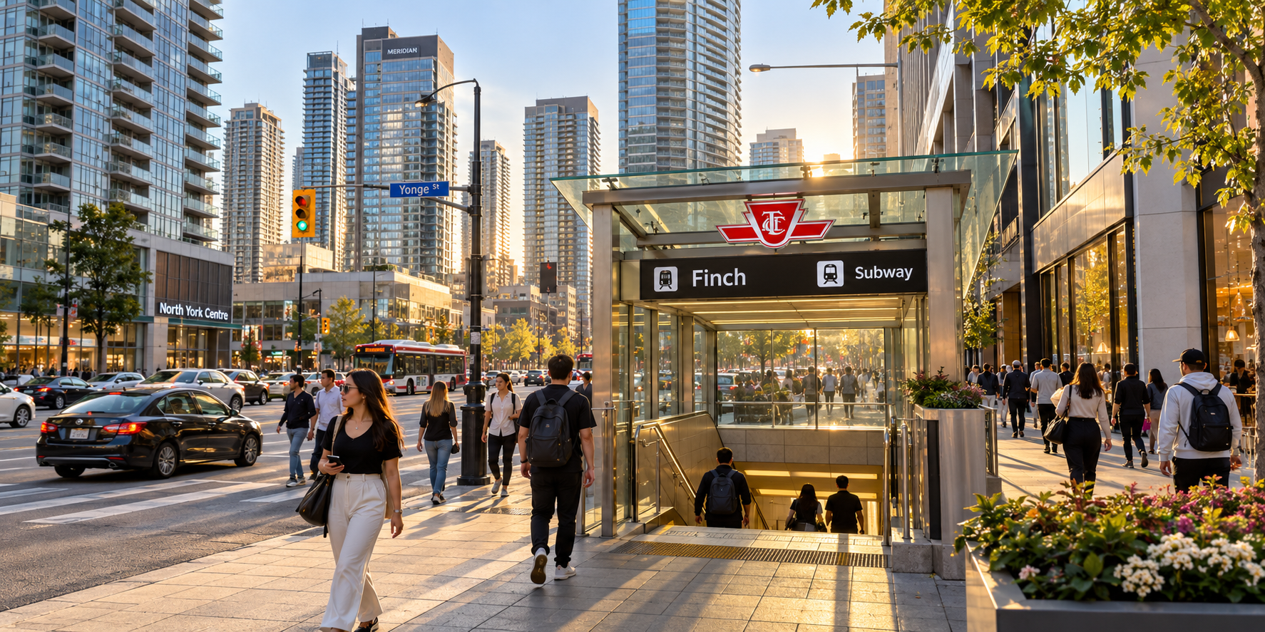 Finch subway station at Yonge Street